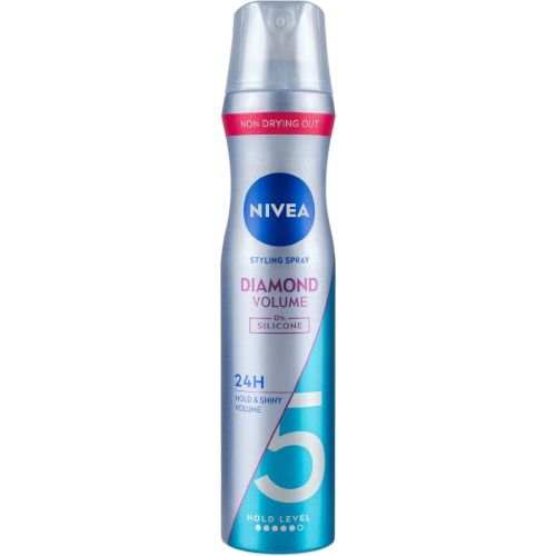 Nivea lak na vlasy Diamond Volume pro objem a lesk 5 250 ml Nivea lak na vlasy Diamond Volume pro objem a lesk 5 250 ml